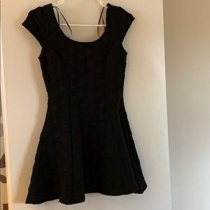 Black Polka Dot Skater Dress